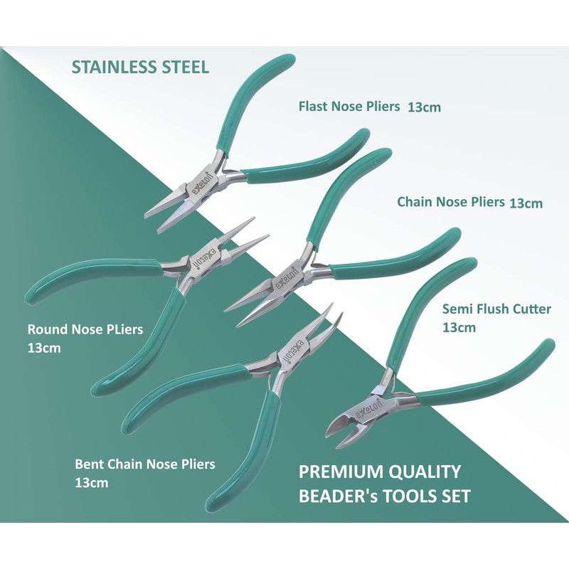 Jewelry Pliers, Exeton Set of 5 Professional Jewelry Making Pliers