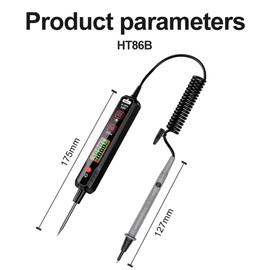 HT86B Auto Car Voltage Detector Pen DC AC 300V Circuit Tester Non-Contact Induction Test Pencil Voltmeter Digital Multimeter