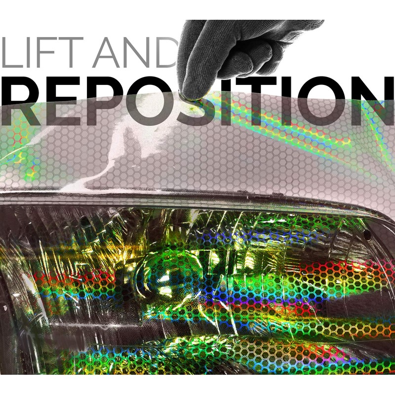 VViViD+ Bio HEX+ Air-Tint Dark Headlight Vinyl Roll (12" x