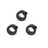 FOCMKEAS 3PCS Drill Stop Bit Collar Set(5mm) Carbon Steel Drill