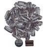 Luxiremi Wig Clips Brown Pack of 50 Kit with Needles