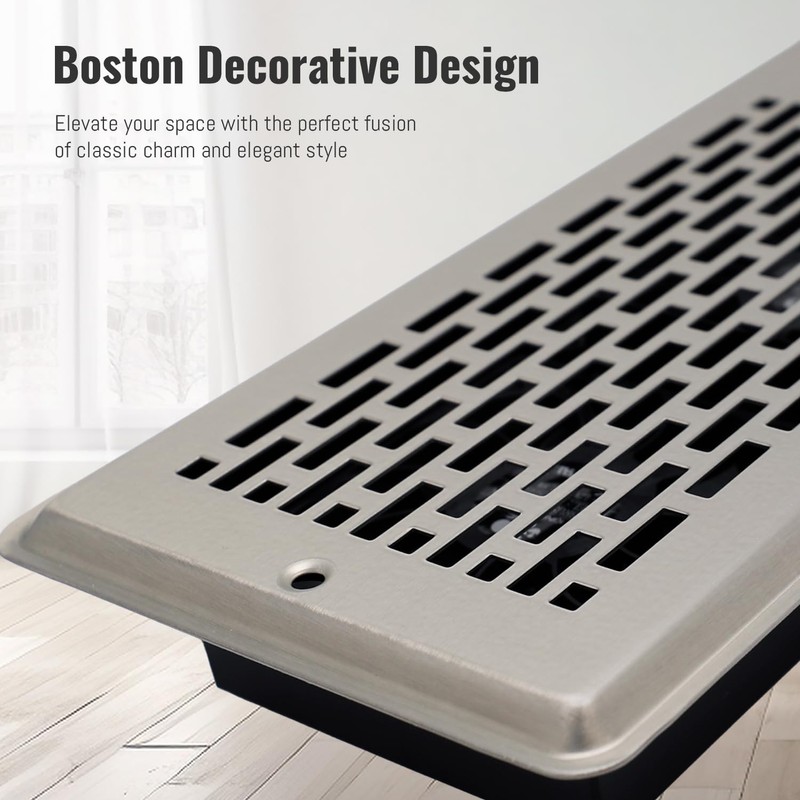 SANYCASA Register Booster Fan for 6" x 10" Register Holes,