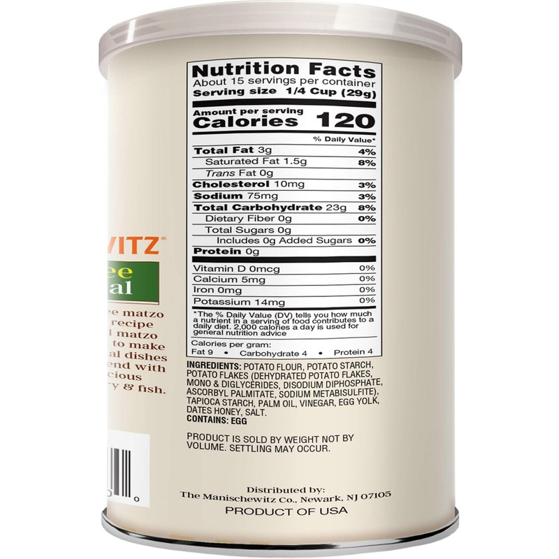 Manischewitz Matzo Meal - Kosher For Passover - Gluten Free