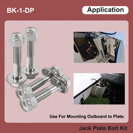 BK-1-DP Jack Plate Bolt Kit,Replace oem BK1DP,BK-1-DP,02-1729