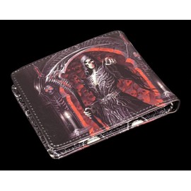 Men's Gothic Grim Reaper Purse - You're Next | Fantasy Purse, Multi-Colour, multicoloured, Additional pocket