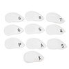 10PCS Korea Flag Number Golf Iron Covers Set Golf Iron