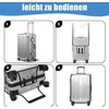 Watproofit PVC Suitcase Cover, Waterproof Protective Cover for Suitcase, Transparent,