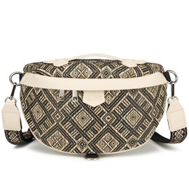 Eslcorri Crossbody Bags for Women - Fashion Sling Purse Shoulder Bag Causal Chest Bum Bag with Adjustable Wide Strap for Workout Traveling Running Shopping