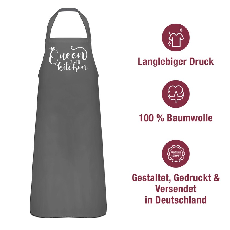 Shirtracer - Apron - Queen of the Kitchen I Queen