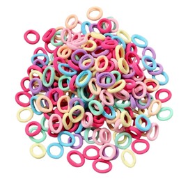 Hair Ties Multipack, Small Elastic Bands, Assorted Colors, 100+ Pieces