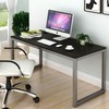 SHW 55-Inch Commercial-Grade Office Computer Desk, Espresso