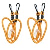 48” Bungee Rope with Carabiner Clips Cords Elastic Tie Down