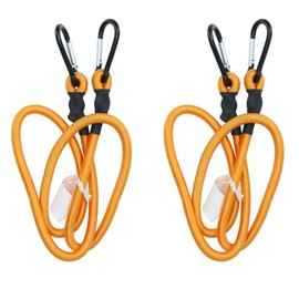 48” Bungee Rope with Carabiner Clips Cords Elastic Tie Down Fasteners 2pc