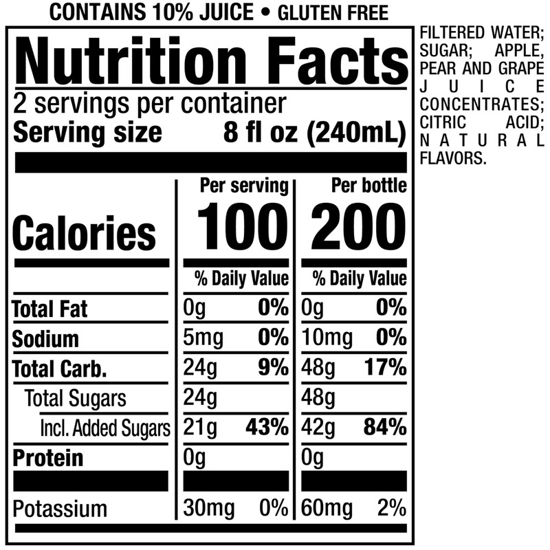 Snapple Fruit Punch Juice Drink, 16 fl oz recycled plastic