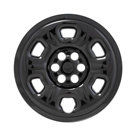 Coast to Coast 16" Black or Chrome Snap-On Wheel Skins for IMP69BLKN/XN Fits Nissan Frontier SL [2011-2019] (Black)