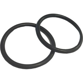 Merriway BH07188 Replacement O-Rings for Metal Basin Plugs and Pop-Up Wastes 38 mm (1.1/2 Inch) Black - Pack of 2