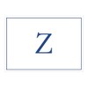 Caspari Navy Embossed Initials Boxed Note Cards in Letter Z,