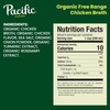 Pacific Foods Organic Free Range Chicken Broth, 48 oz Carton
