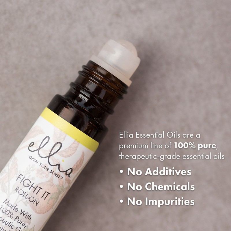 Ellia Essential Oil Roll-On | Fight It Blend| 10ml, 100%