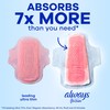 Always Infinity Feminine Pads for Women, Flexfoam Pads with Wings,