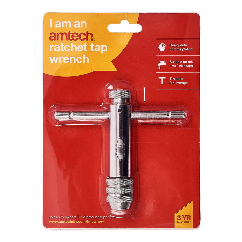 Amtech S1460 Ratchet tap Wrench - Large