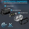 MICTUNING 4 Inch 56W LED Pods, RGB 7-Color Gradient Mode