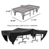 Table Tennis Table Cover, Waterproof, Windproof, Durable, Black, Tear-Resistant Table