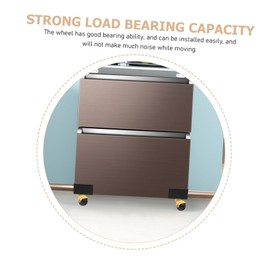 GANAZONO 4pcs Swivel Casters Caster Wheels Heavy Duty Universal Wheel Chair Casters Replacement Gold Heavy Duty Casters Castor Gold Ball Caster Wheels Furniture Casters