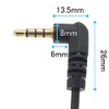 Audiophan Stereo Mini Plug Audio Cable 3.5mm 4 Pole Right