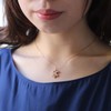 The Kiss 2019-01NPI-DM Diamond Silver Puzzle Necklace, Women's, Simple, Couples,