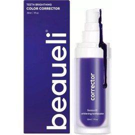 Beaueli Purple Toothpaste for Teeth Whitening. 2 PACK