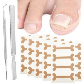 Dermatologist Supervised Nail Wraps Tape, 40 Sheets, Nail Care, Nail Scar Removal, Rolling Nails Tape, Elastic Type (40 Sheets + Nail Scale Remover + Nail File)