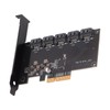 PCIe to SATA Adapter Card 5 Ports 5x16TB Fast Transmission