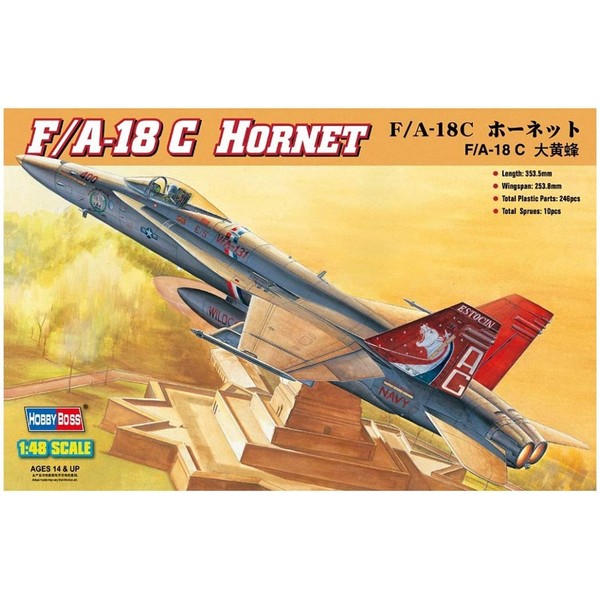 Hobby Boss F/A-18C Hornet Airplane Model Building Kit