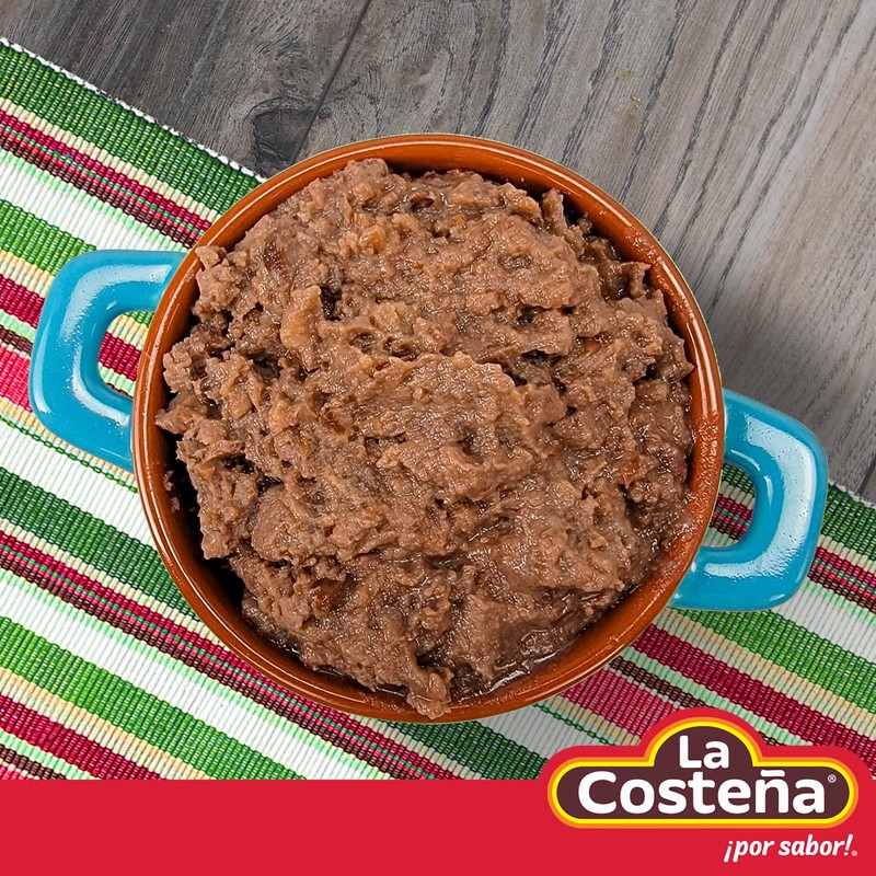 La Costeña Refried Black Beans - Ready-to-Eat Canned Refried Beans