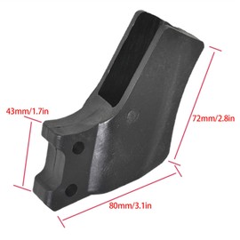 ANTUKO Black Chain Guide Kit Replacement for Banshee YFZ350 1987-2006 5x4-22199-00-00