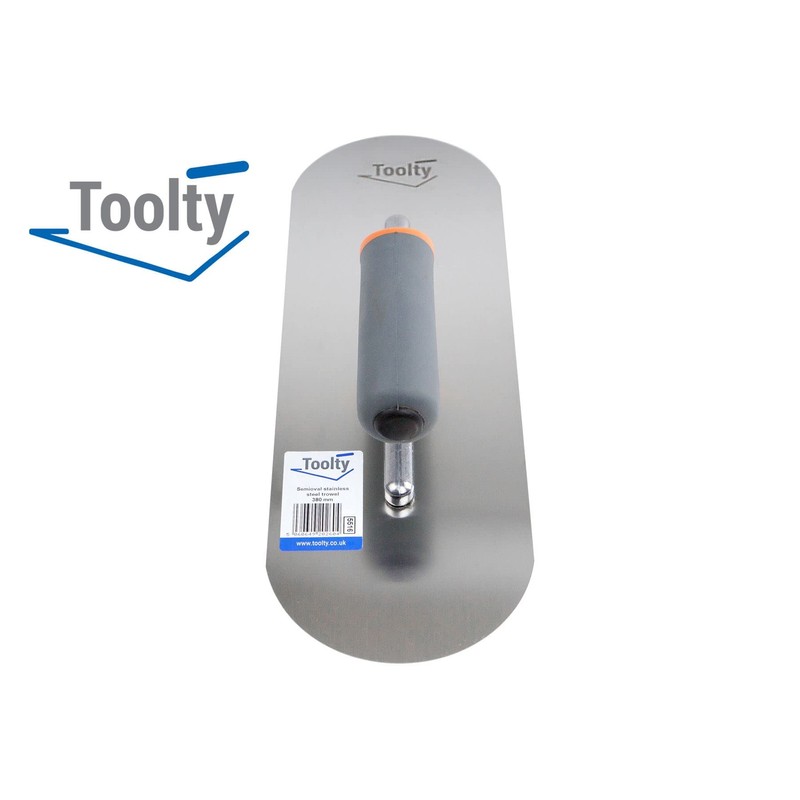 Toolty Heavy Duty Stainless Steel Pool Trowel - Concrete Finishing