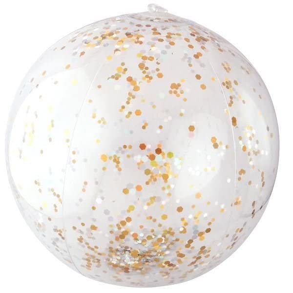 Beach Ball Glitter Diameter 10.2 inches (26 cm) [Color Not Specified] Number of Items (1 Piece)