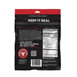 Renner Corner Jerky's Original Beef Jerky (4oz) - 100% Natural, Handcrafted Premium Beef, Made in South Dakota, No Additives or Chemicals, Cured in Smokehouse, Never Processed