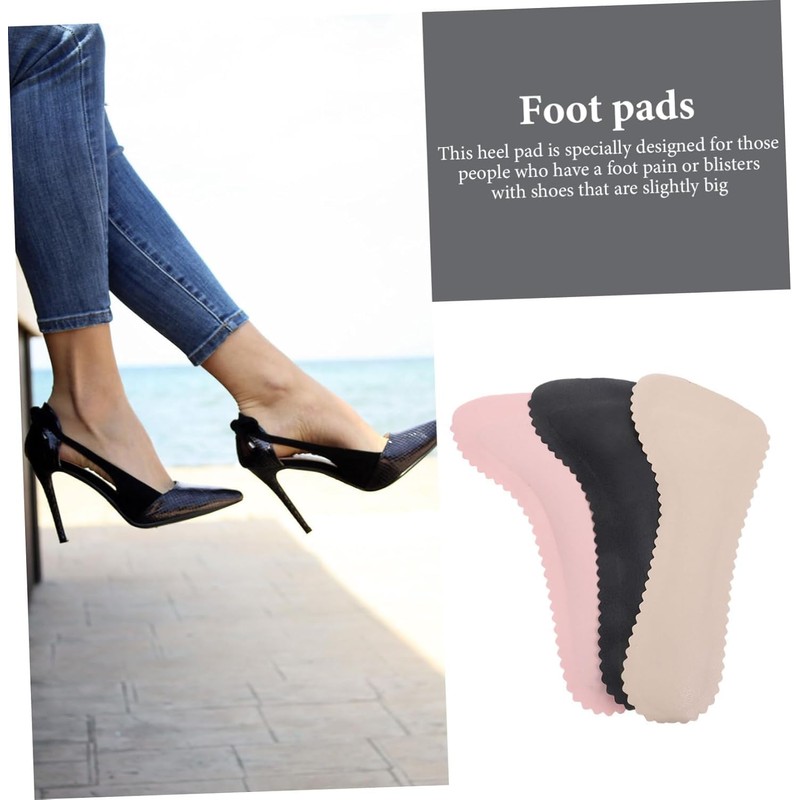 2 Pairs High Heel Pads, Anti Slip Sweat Absorbent,High Heel