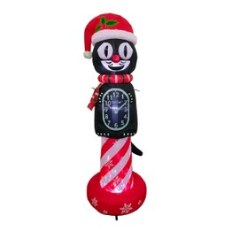 6-Foot Inflatable Kit-Cat Klock: with Animated Tail and Rotating Lights