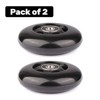 WHEELGOO 2-Pack PU Luggage Suitcase Replacement Wheels Repair Kit w/ABEC-7