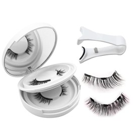 Ginani Magnetic Lashes,Ginani Magnetic Lashes Kit,Magnet Eyelashes with Applicator Natural Look,No Glue Needed Reusable Soft Eyelashes Kit for Women(Natural+Fuller)