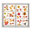 Autumn Maple Leaf Gnome Window Decals - 9 Sheets for