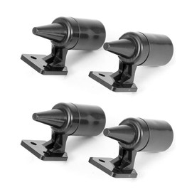 YFFSFDC Car Deer Horn Deer Alert Ultrasonic Day Awning Deer Warning Avoiding Deer Collision Black Deer Sensor for Car Auto Bike Auto Truck 4pcs