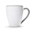GMUNDNER KERAMIK Breakfast Cup Max Capacity: 0.3 Litres Grey Rim