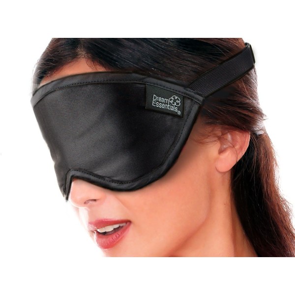 Dream Essentials® Silk Sleep Mask - Super Premium Black Eye Mask