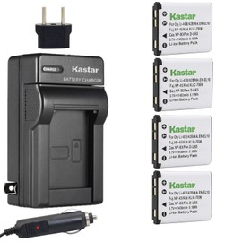 Kastar Battery (4-Pack) and Charger Kit for Polaroid T370 T730 T831 T833 T1032 T1455 T1255 BLi-272 BLi272 and Sanyo Xacti VPC-T700 T700BL T700P T700T VPC-T850 T850BL T850CP VPC-T1060 T1060BK T1060EX