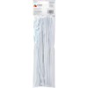 White Chenille Pipe Cleaners, 3mm x 12 inch, 100 Pack