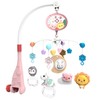 Hanging Rotating Rattles Remote Control Baby Musical Crib Mobile Projector